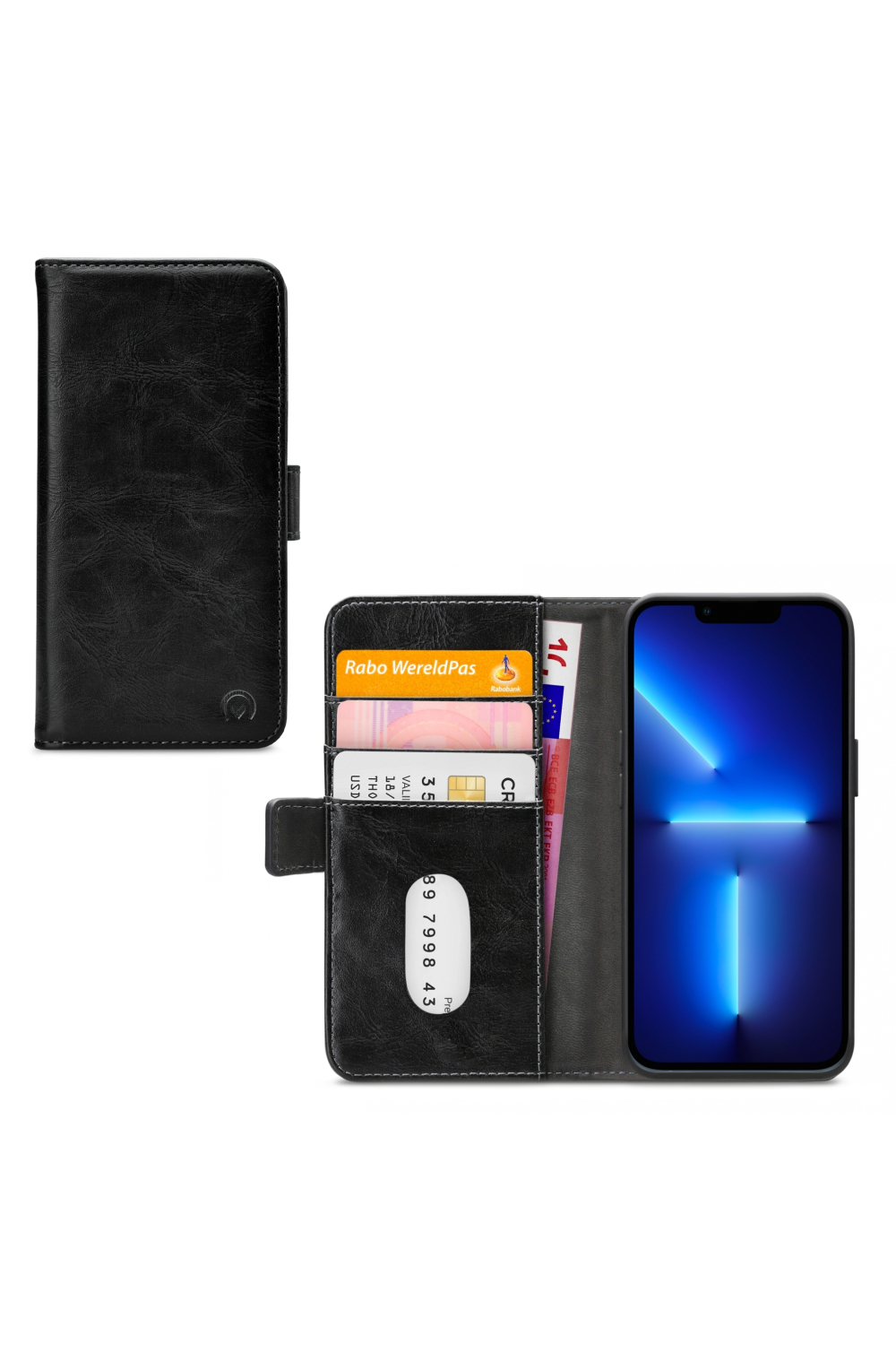 Mobilize Elite Gelly Wallet Book Case Apple Iphone 13 Pro Black