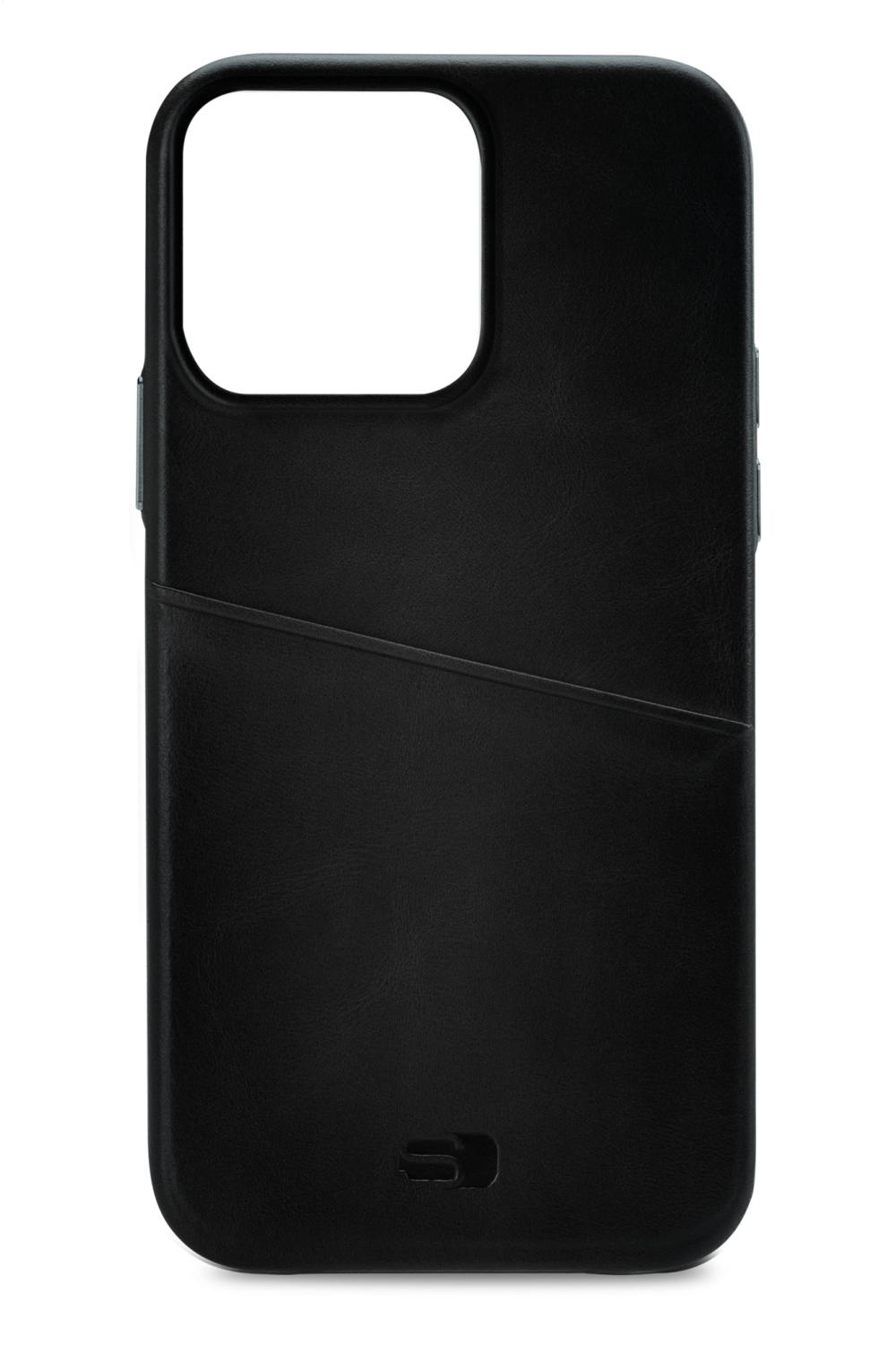 Senza Pure Leather Cover With Card Slot Apple Iphone 13 Pro Deep Black