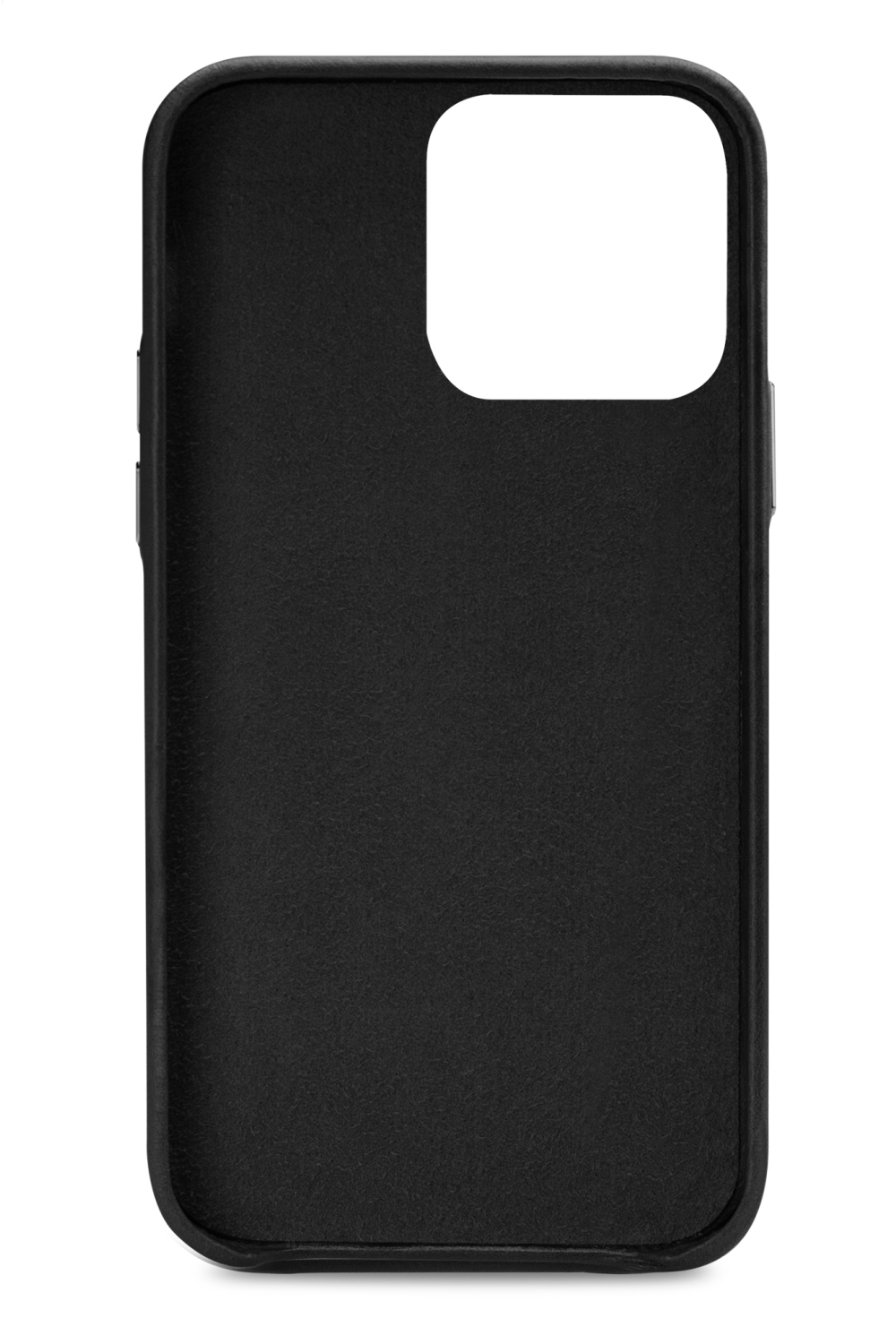Senza Pure Leather Cover With Card Slot Apple Iphone 13 Pro Deep Black - Afbeelding 2