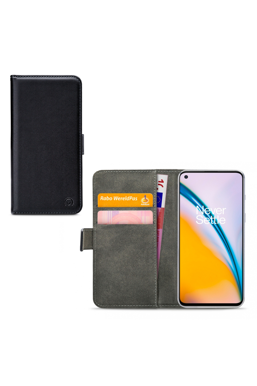 Mobilize Classic Gelly Wallet Book Case Oneplus Nord 2 5G Black