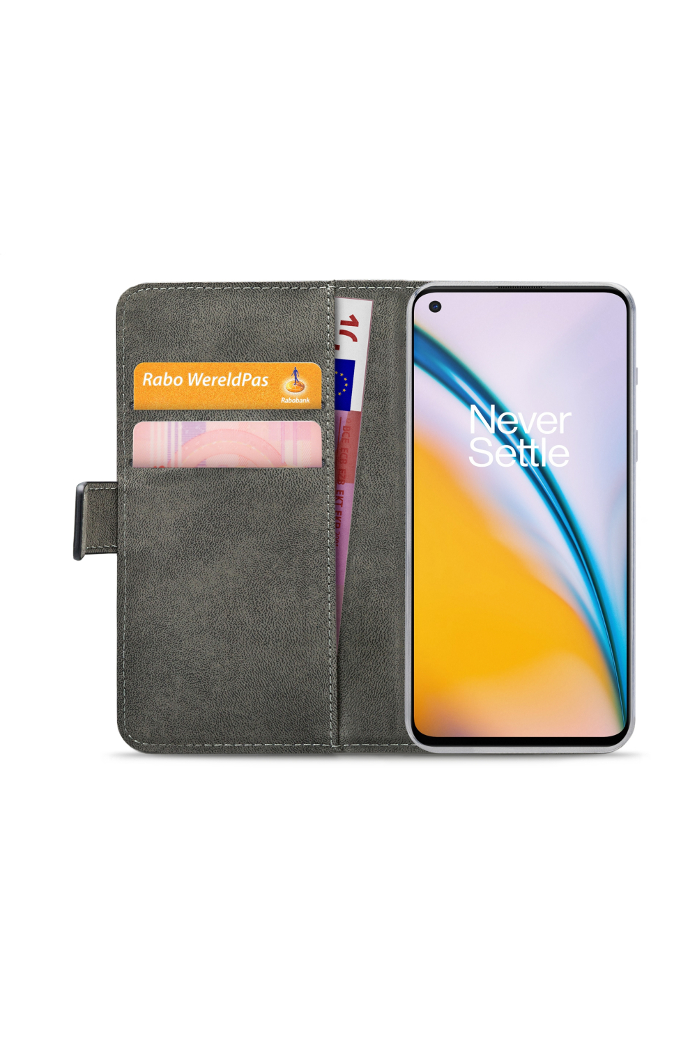 Mobilize Classic Gelly Wallet Book Case Oneplus Nord 2 5G Black - Afbeelding 4