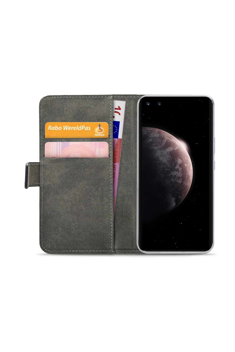 Mobilize Classic Gelly Wallet Book Case Honor Magic 3 Pro 5G Black - Afbeelding 4