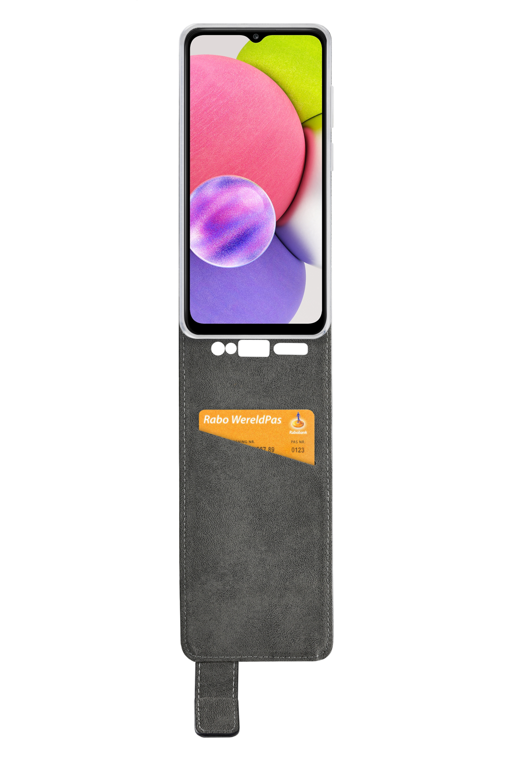 Mobilize Classic Gelly Flip Case Samsung Galaxy A03S Black - Afbeelding 3