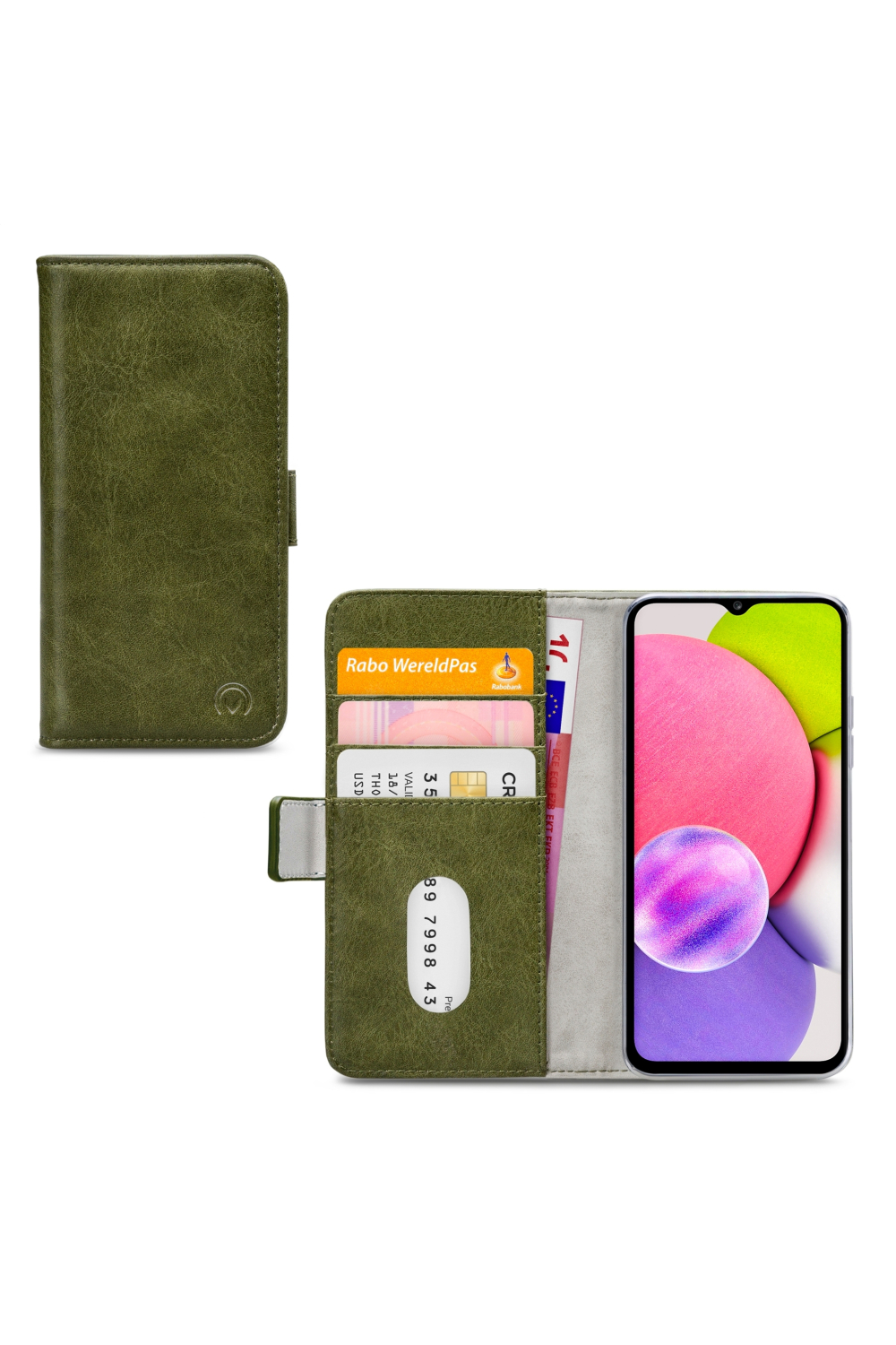 Mobilize Elite Gelly Wallet Book Case Samsung Galaxy A03S Green