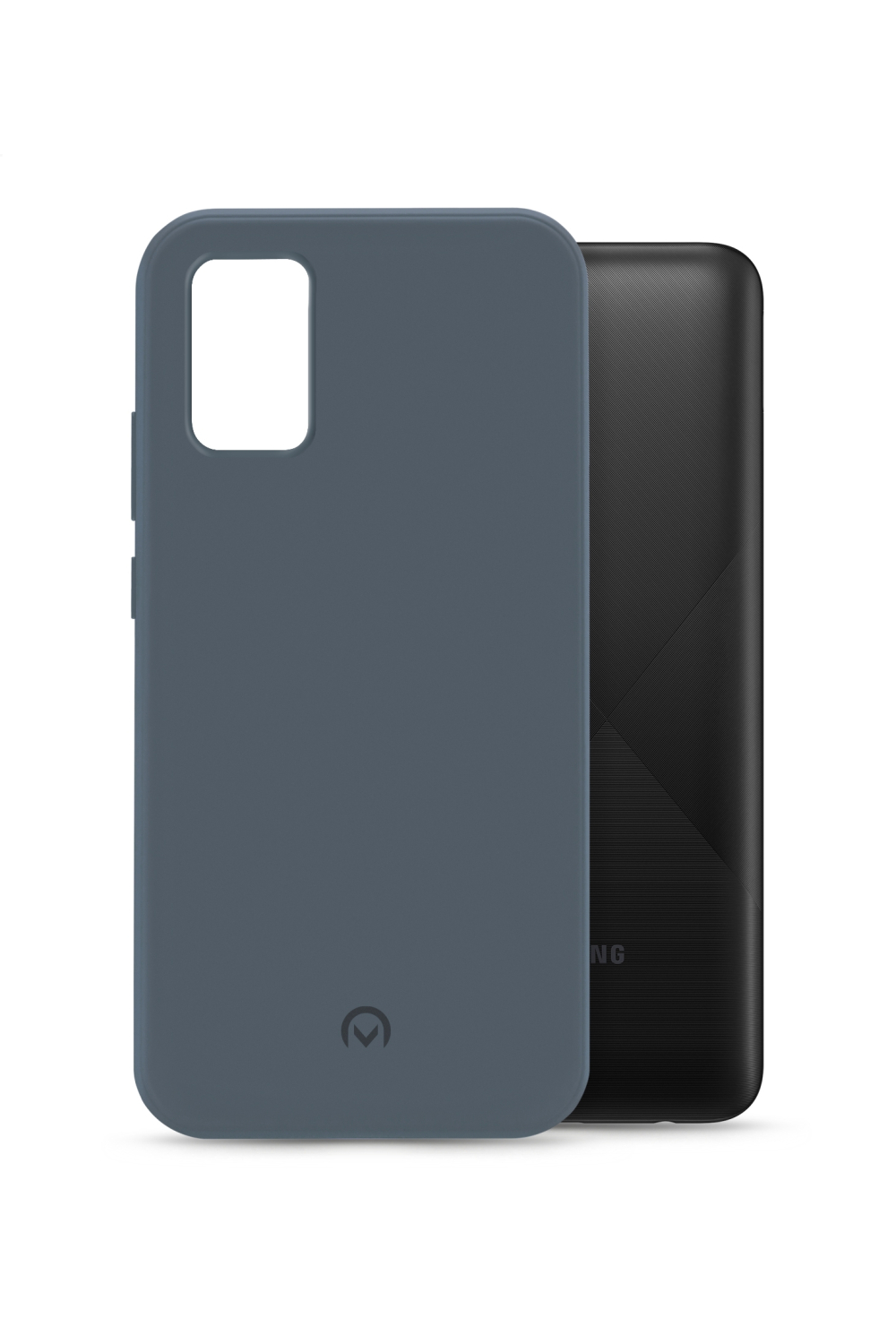 Mobilize Rubber Gelly Case Samsung Galaxy A02S Matt Blue