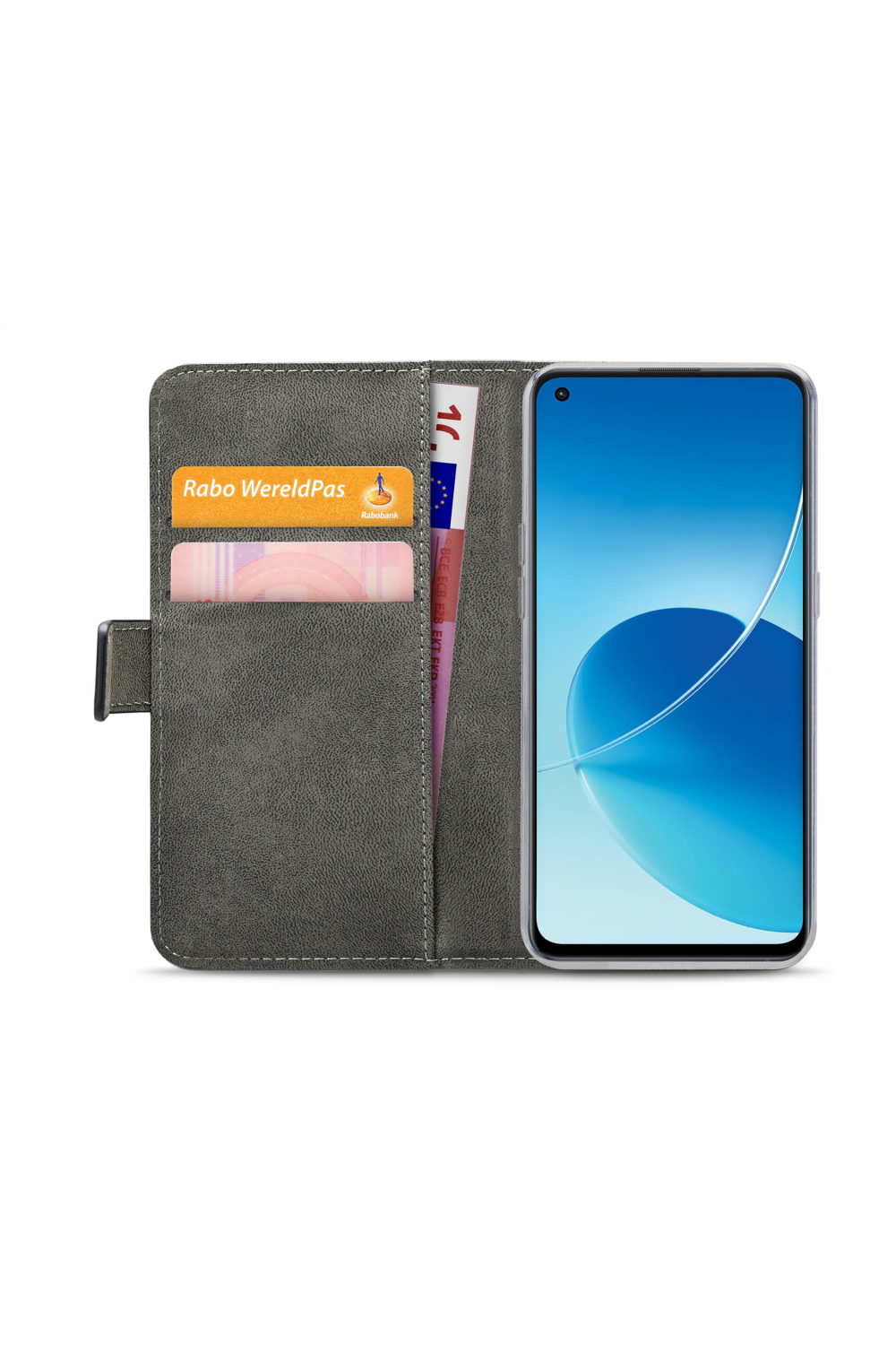 Mobilize Classic Gelly Wallet Book Case Oppo Reno6 5G Black - Afbeelding 4