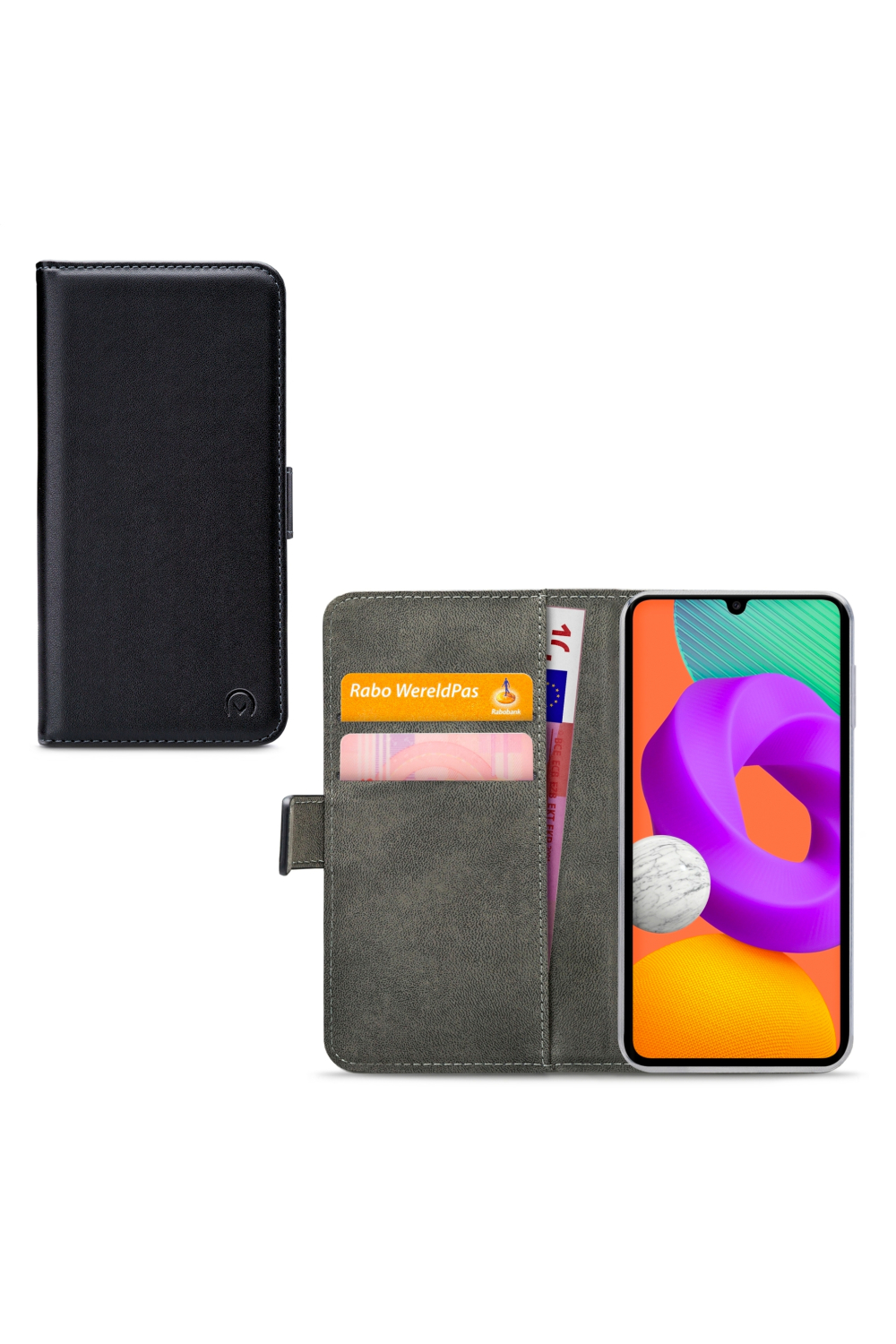 Mobilize Classic Gelly Wallet Book Case Samsung Galaxy M22/M32 Black