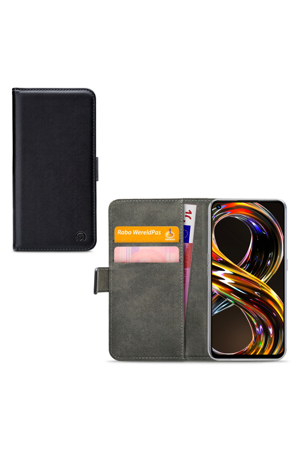 Mobilize Classic Gelly Wallet Book Case Realme 8I/Narzo 50 Black