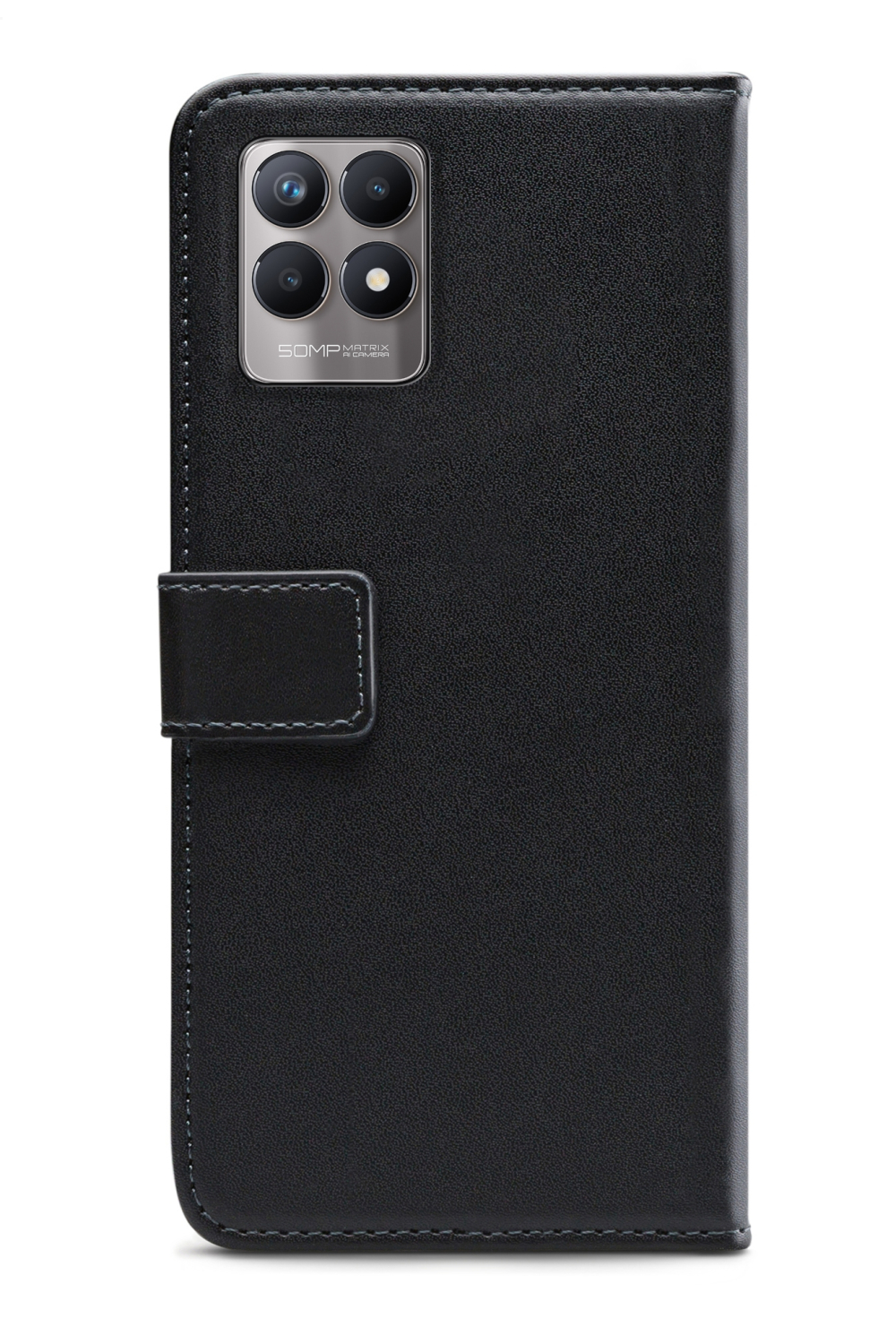 Mobilize Classic Gelly Wallet Book Case Realme 8I/Narzo 50 Black - Afbeelding 3