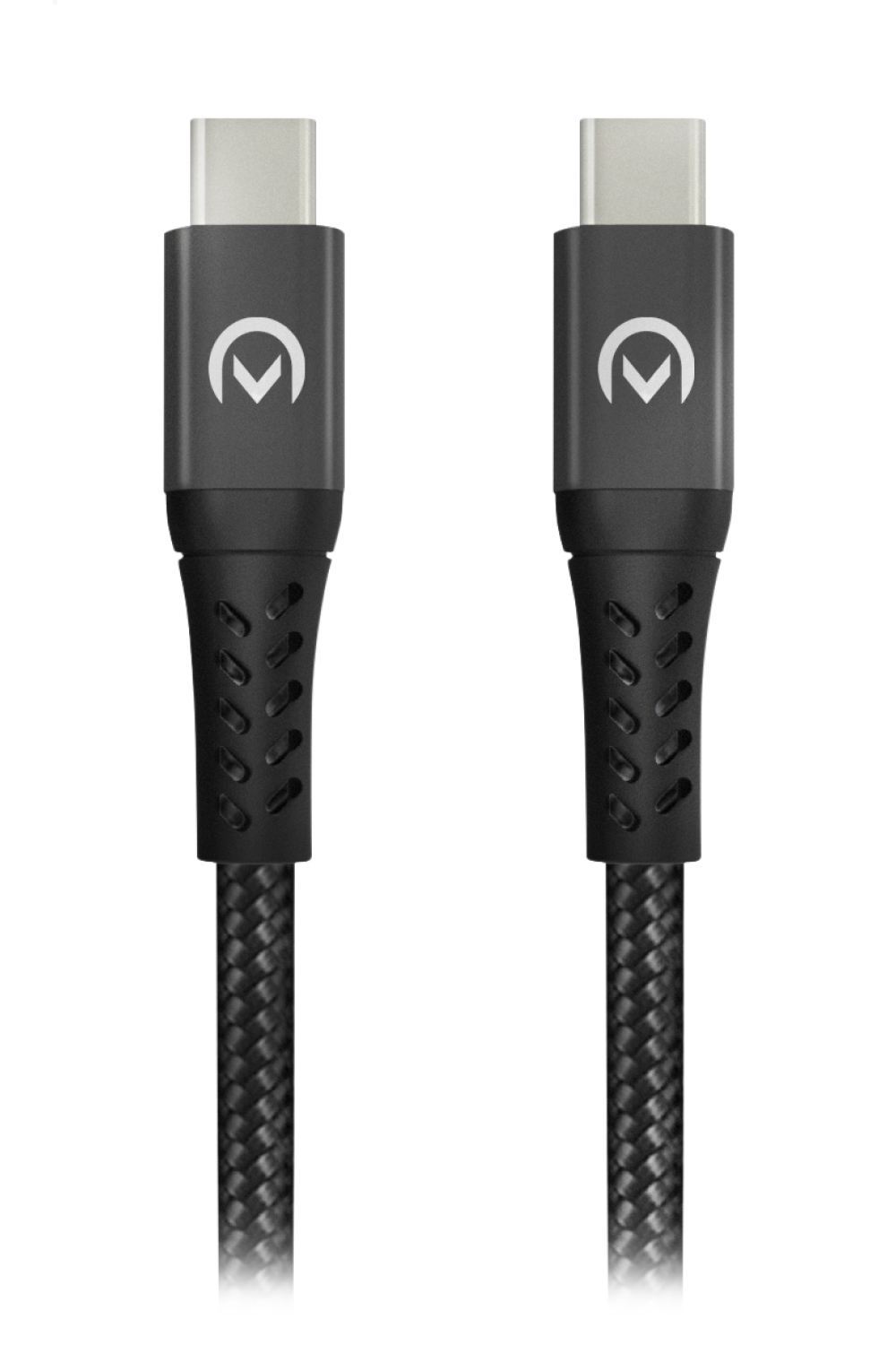 Mobilize Strong Nylon Cable Usb-C To Usb-C 2M. 100W Black