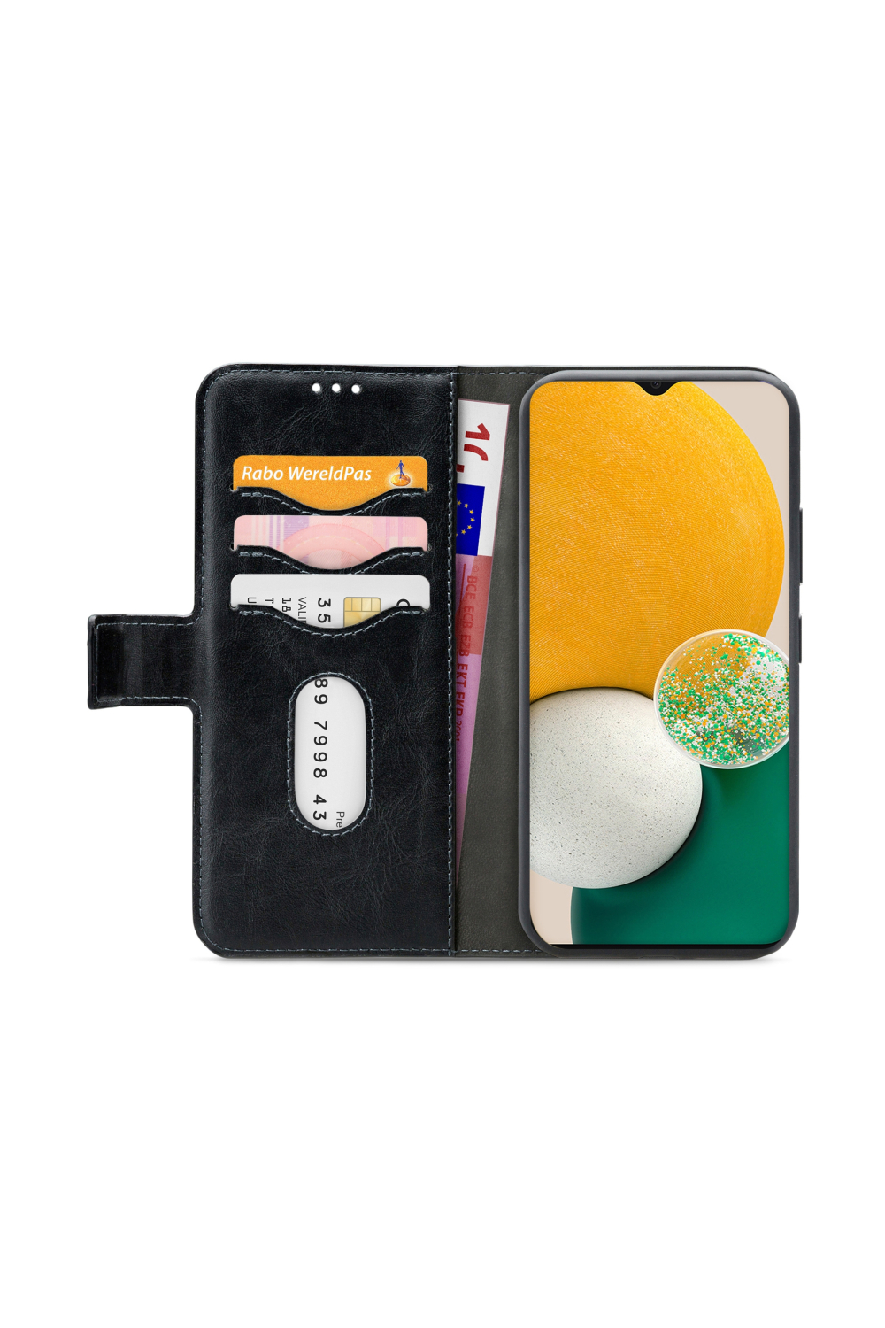 Mobilize 2In1 Gelly Wallet Case Samsung Galaxy A04S/A13 5G Black - Afbeelding 3