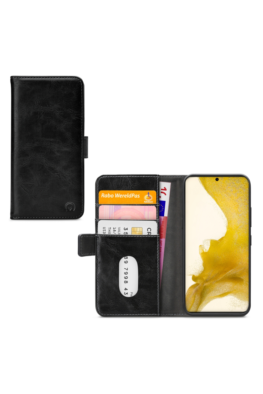 Mobilize Elite Gelly Wallet Book Case Samsung Galaxy S22+ 5G Black
