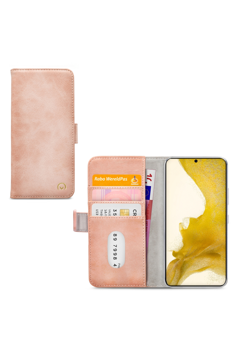 Mobilize Elite Gelly Wallet Book Case Samsung Galaxy S22+ 5G Soft Pink