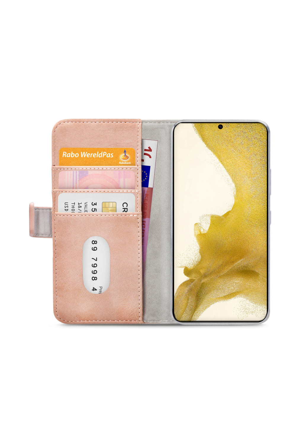 Mobilize Elite Gelly Wallet Book Case Samsung Galaxy S22+ 5G Soft Pink - Afbeelding 4