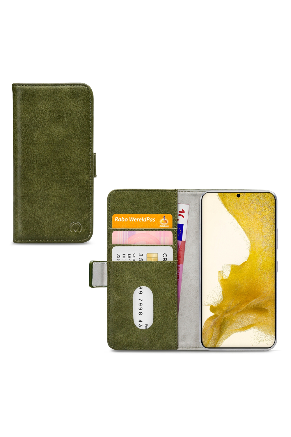 Mobilize Elite Gelly Wallet Book Case Samsung Galaxy S22+ 5G Green
