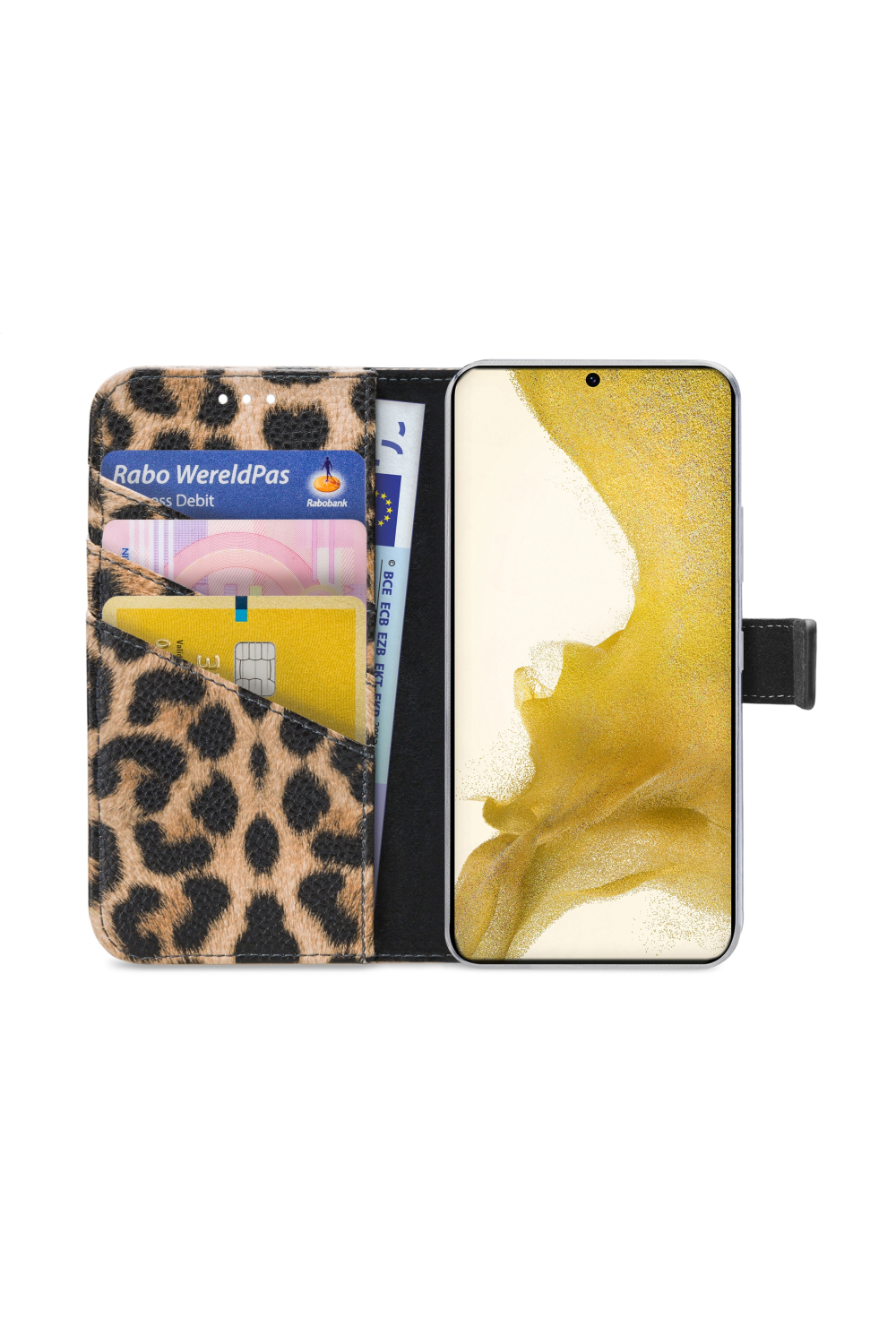 My Style Flex Wallet For Samsung Galaxy S22 5G Leopard - Afbeelding 3