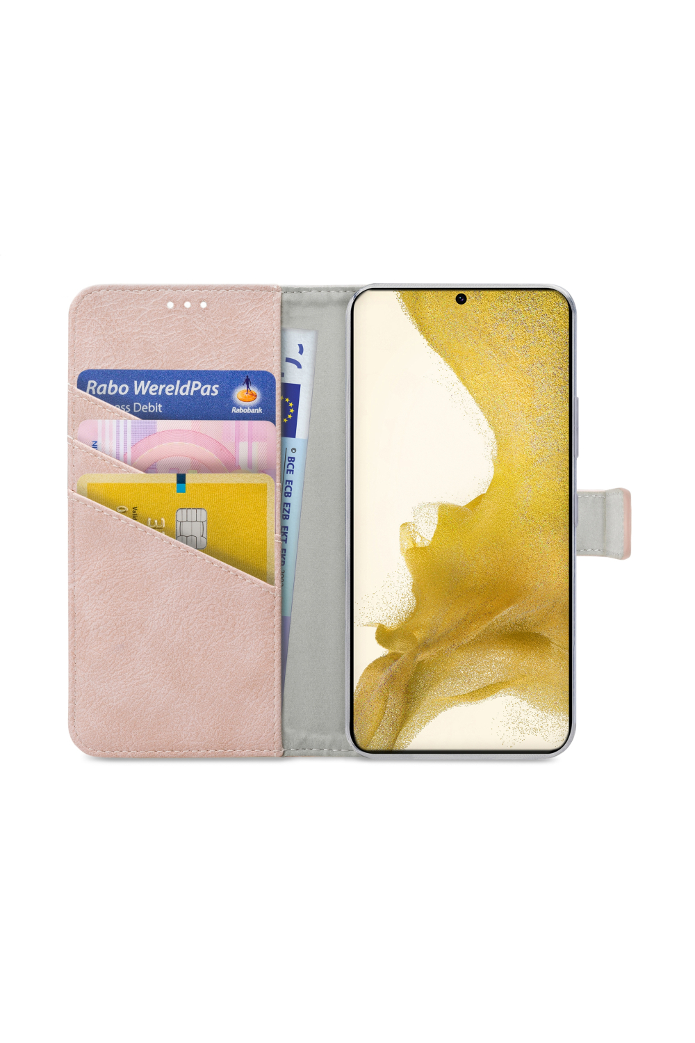 My Style Flex Wallet For Samsung Galaxy S22+ 5G Pink - Afbeelding 3