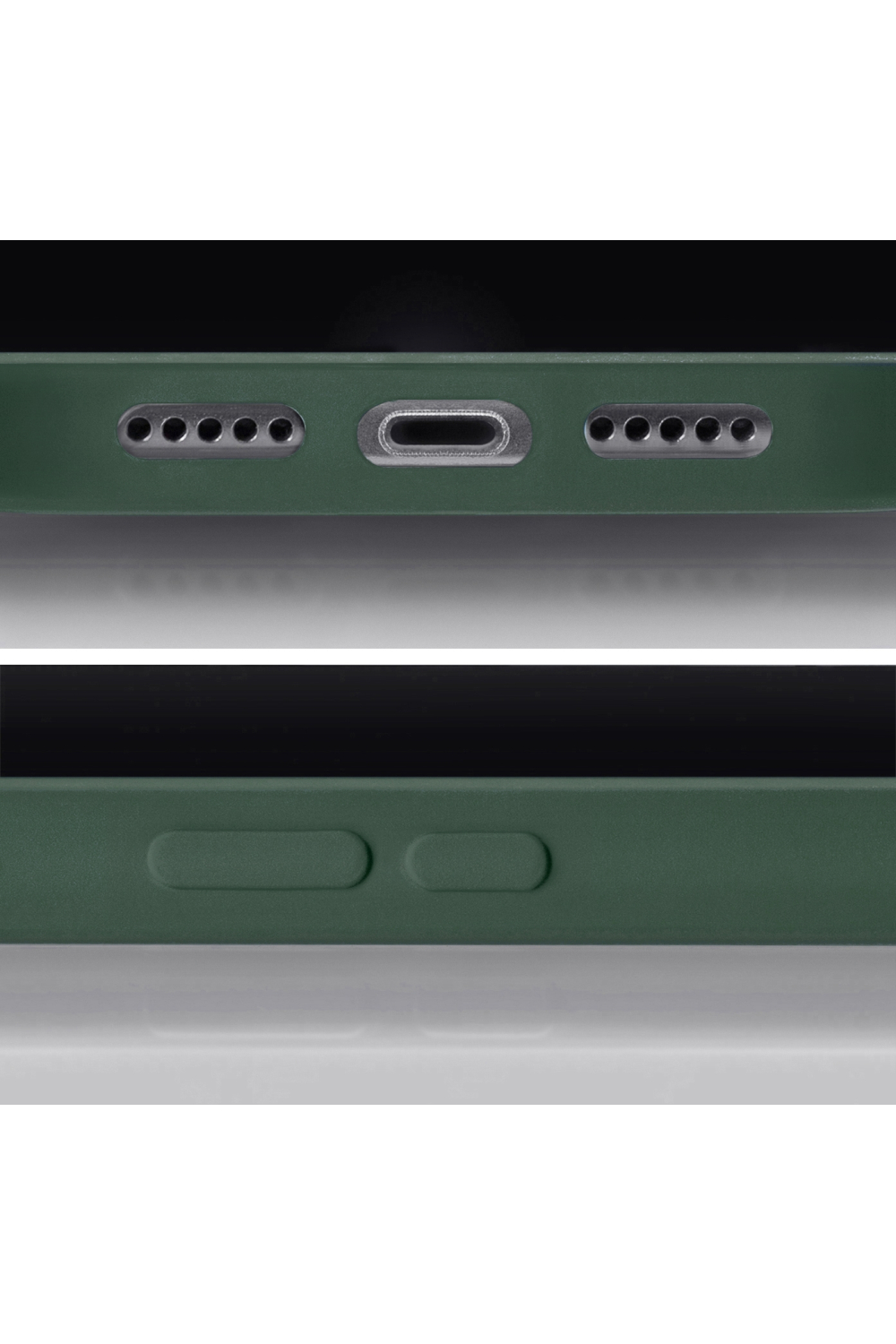 Mobilize Rubber Gelly Case Samsung Galaxy A73 5G Matt Green - Afbeelding 2