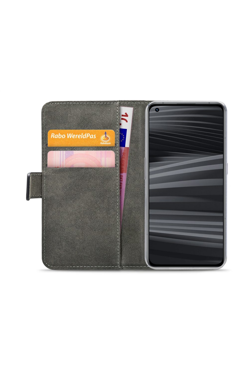 Mobilize Classic Gelly Wallet Book Case Realme Gt 2 Pro Black - Afbeelding 4