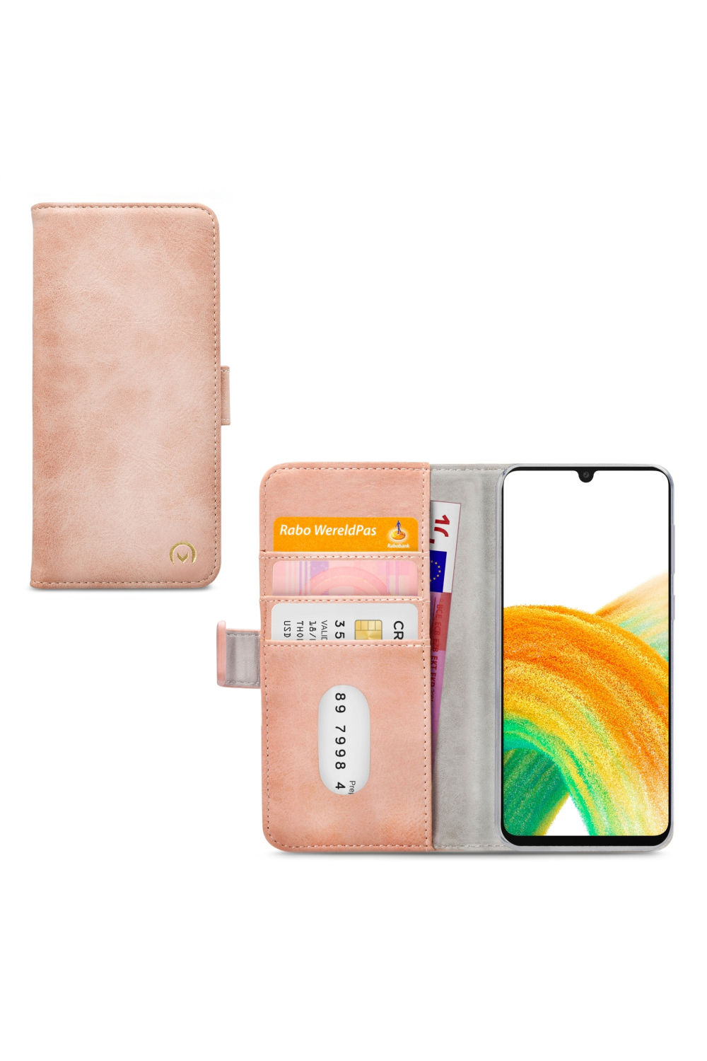 Mobilize Elite Gelly Wallet Book Case Samsung Galaxy A33 5G Soft Pink