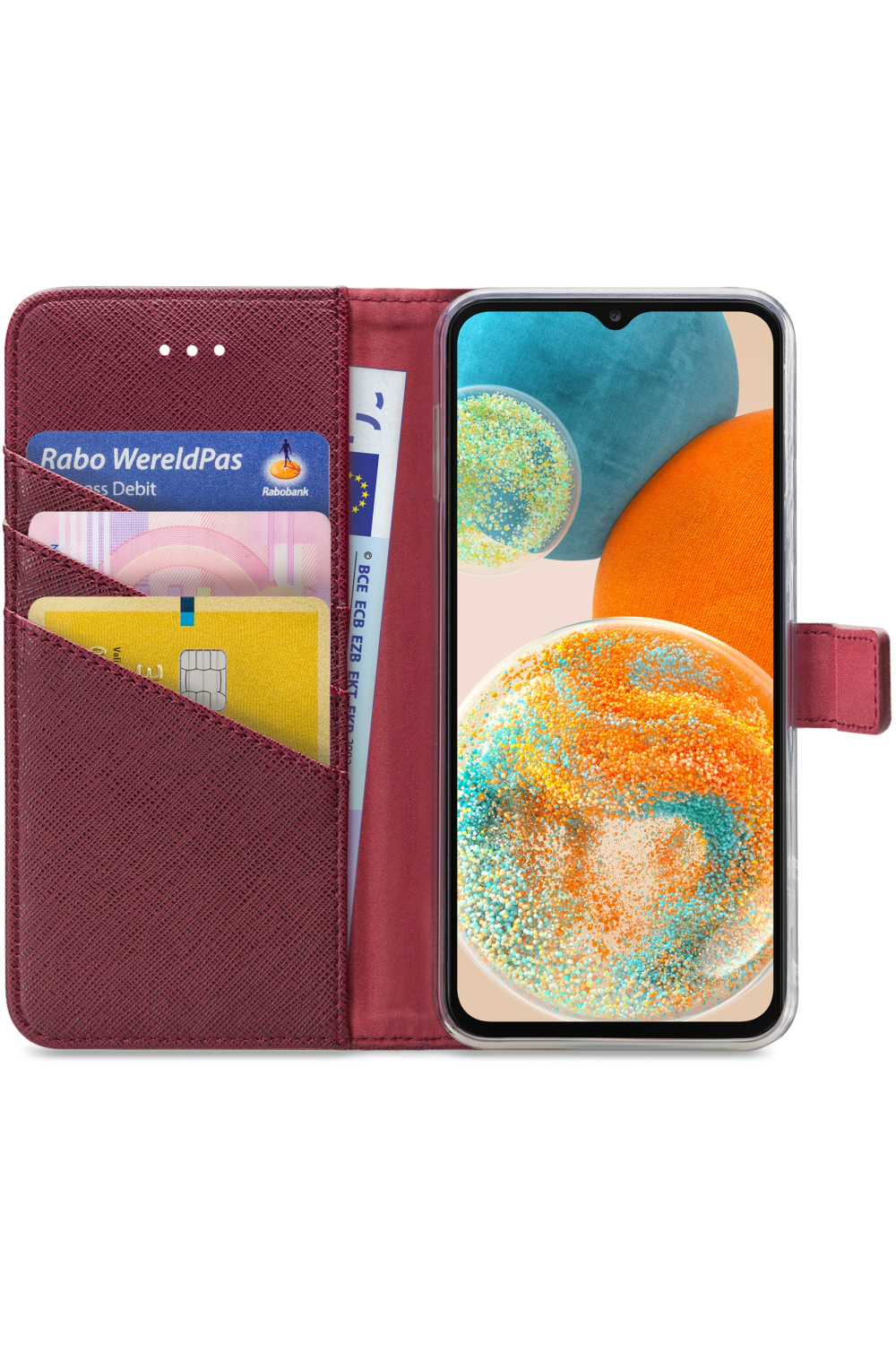 My Style Flex Wallet For Samsung Galaxy A23 5G Bordeaux - Afbeelding 3
