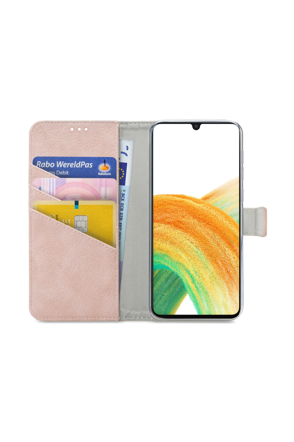 My Style Flex Wallet For Samsung Galaxy A33 5G Pink - Afbeelding 3