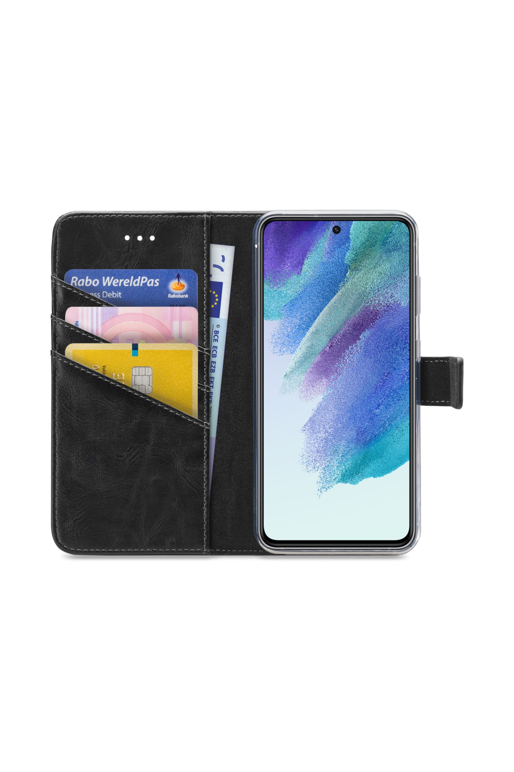 My Style Flex Wallet For Samsung Galaxy S21 Fe 5G Black - Afbeelding 3