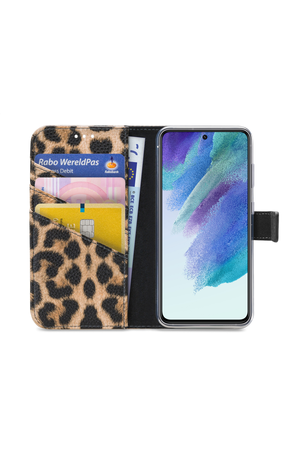 My Style Flex Wallet For Samsung Galaxy S21 Fe 5G Leopard - Afbeelding 3