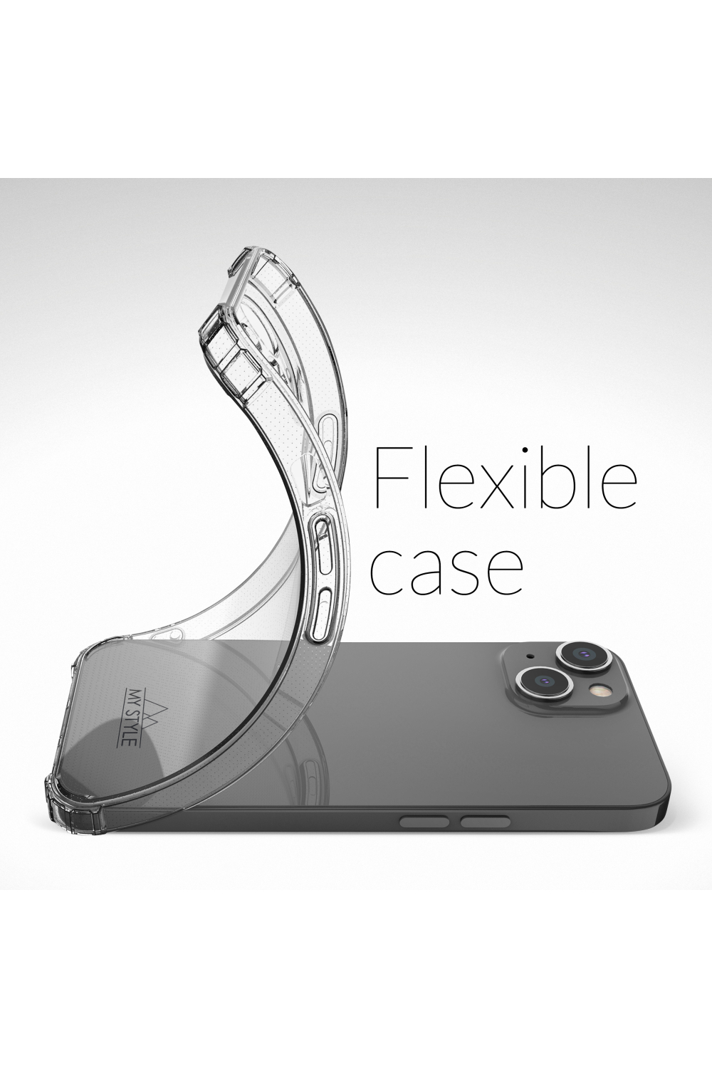 My Style Protective Flex Case For Samsung Galaxy A23 5G Clear - Afbeelding 3