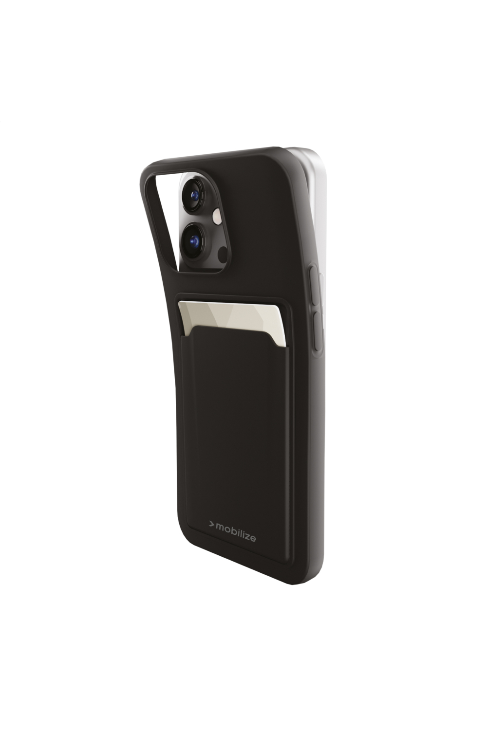 Mobilize Rubber Gelly Card Case Apple Iphone 11 Matt Black - Afbeelding 5