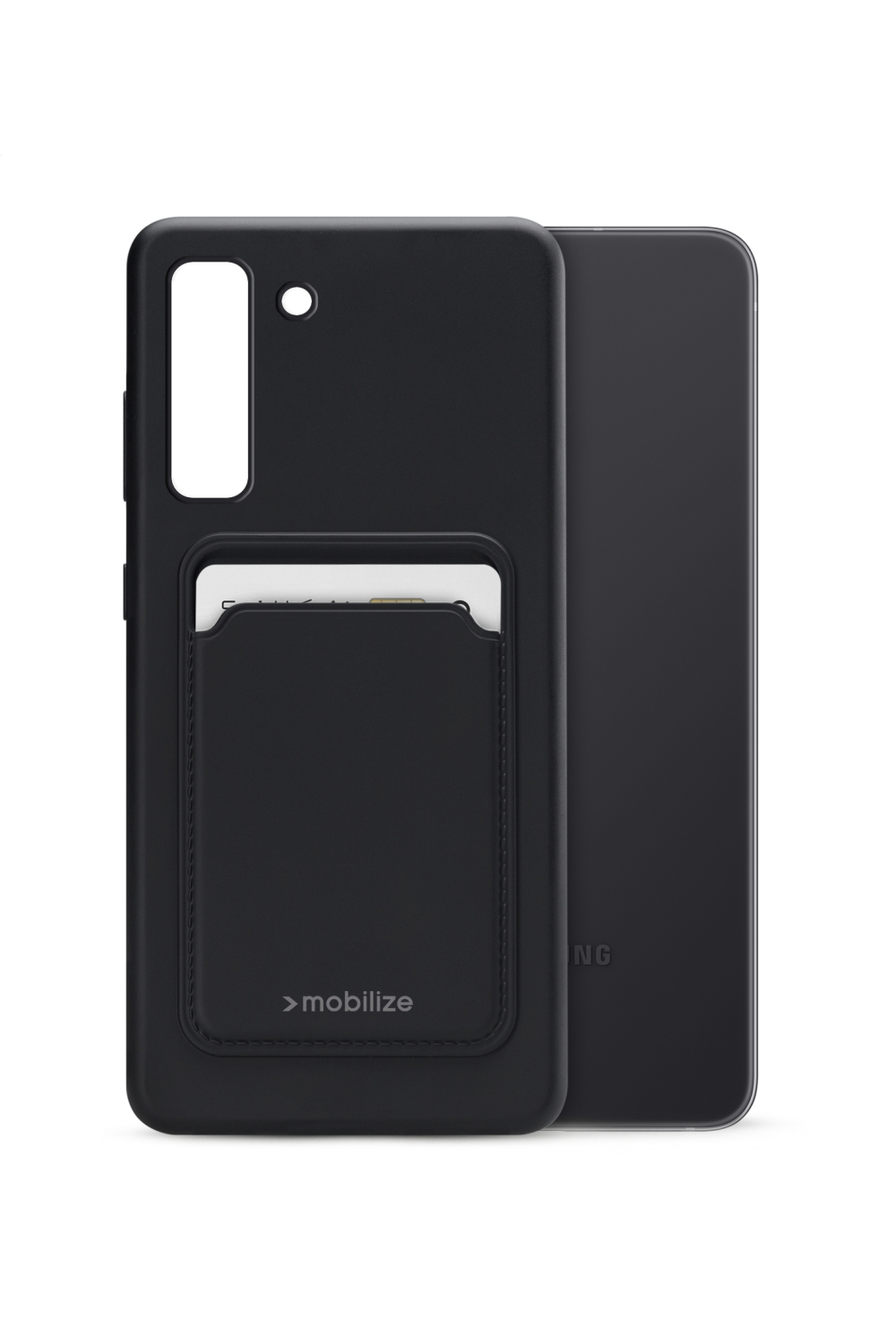 Mobilize Rubber Gelly Card Case Samsung Galaxy S20 Fe Matt Black