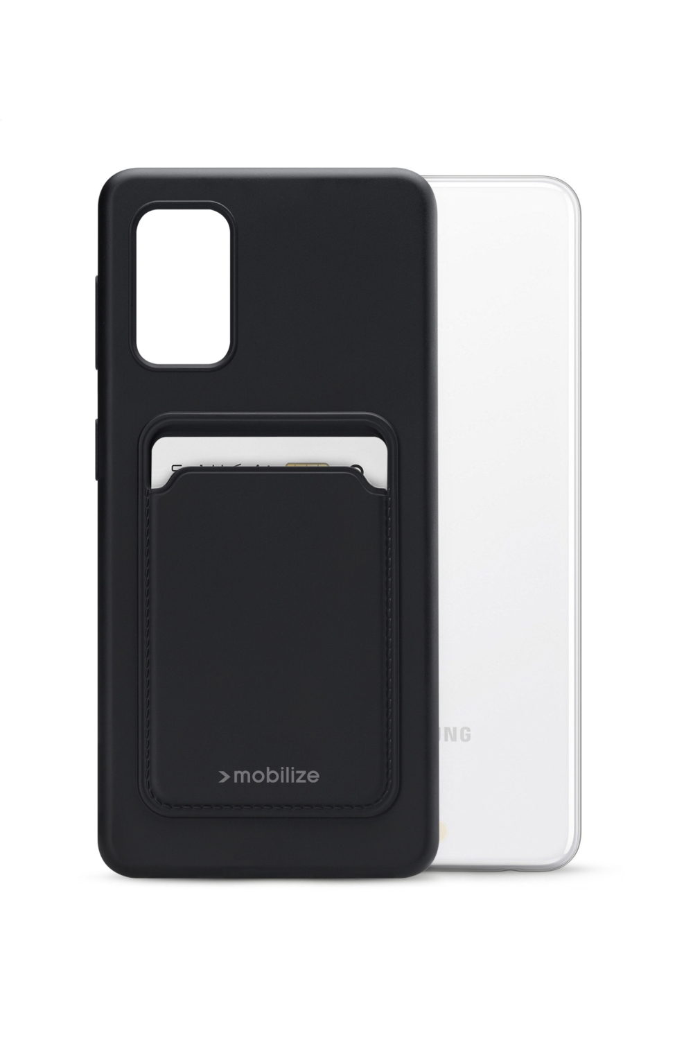 Mobilize Rubber Gelly Card Case Samsung Galaxy A32 5G Matt Black