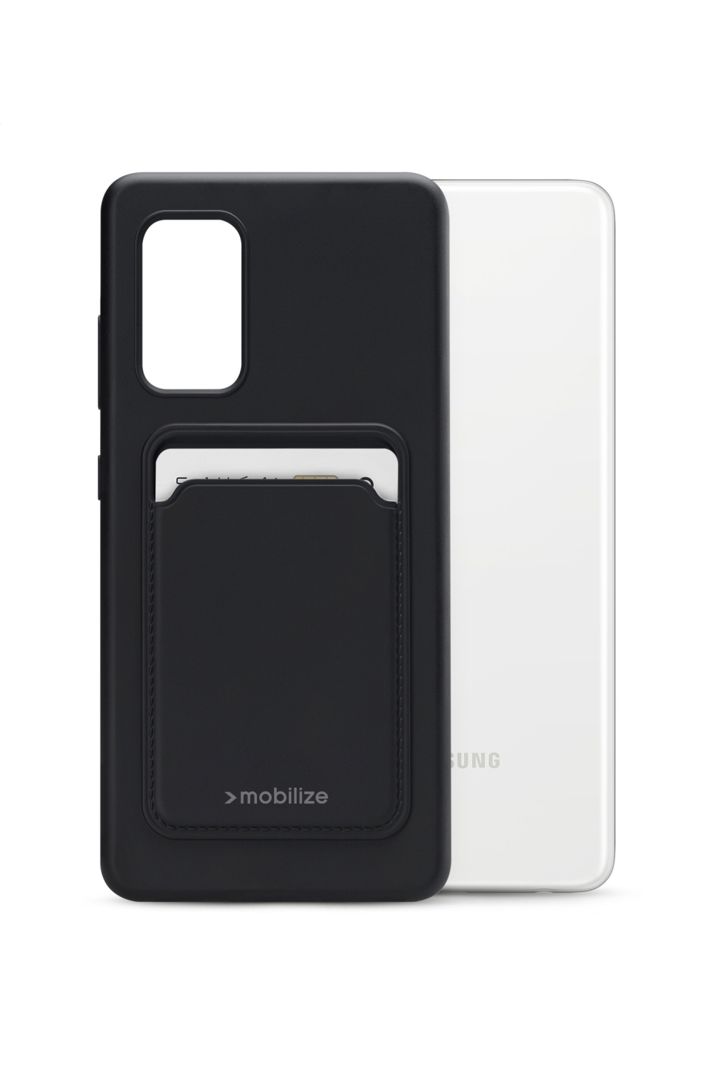 Mobilize Rubber Gelly Card Case Samsung Galaxy A52/A52 5G/A52S 5G Matt Black