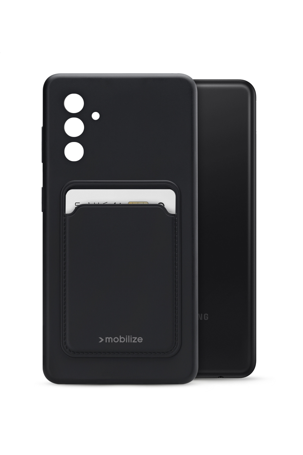 Mobilize Rubber Gelly Card Case Samsung Galaxy A04S/A13 5G Matt Black