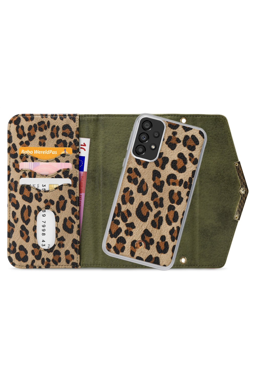 Mobilize 2In1 Gelly Clutch For Samsung Galaxy A33 5G Green Leopard - Afbeelding 4