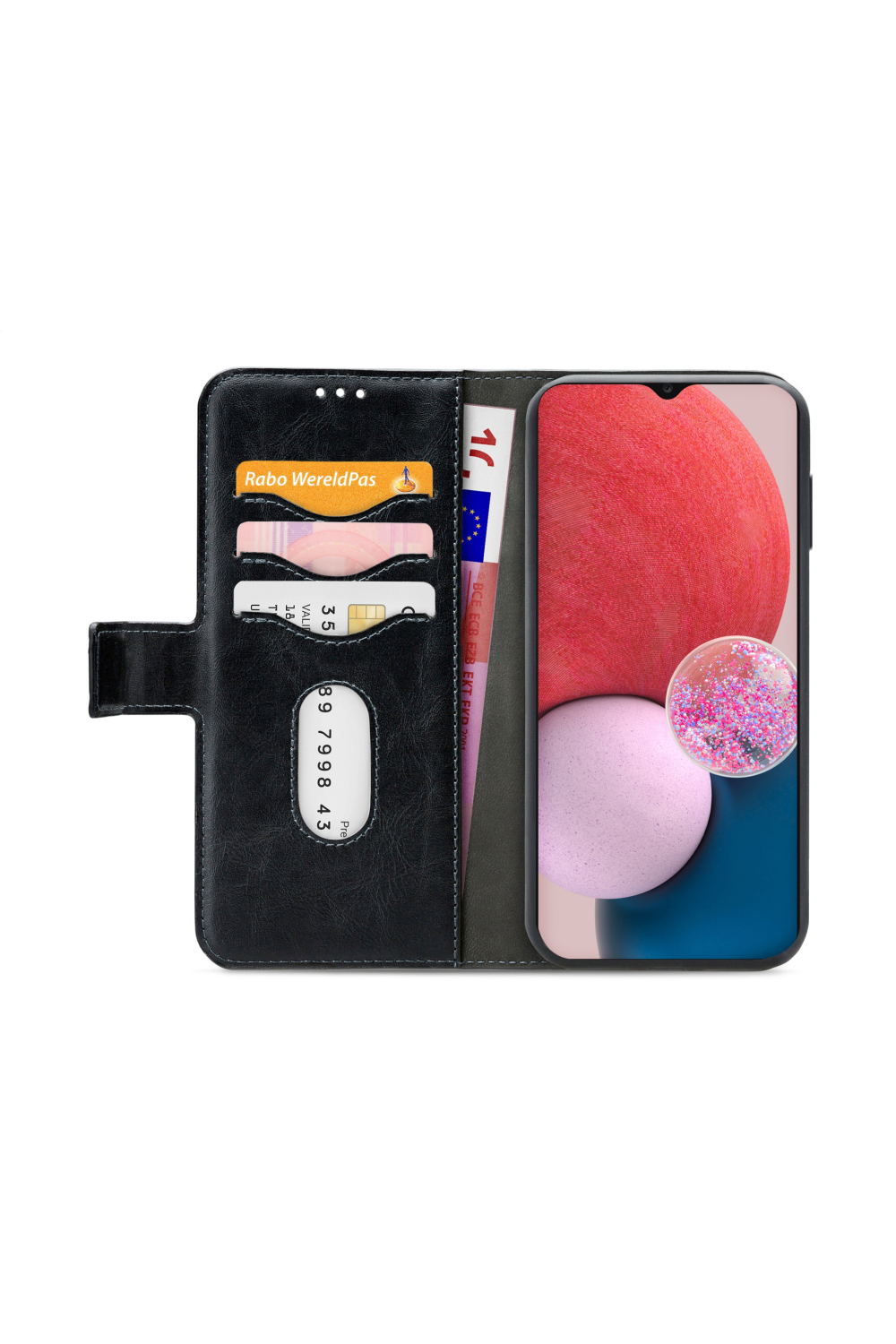 Mobilize 2In1 Gelly Wallet Case Samsung Galaxy A13 4G Black - Afbeelding 3