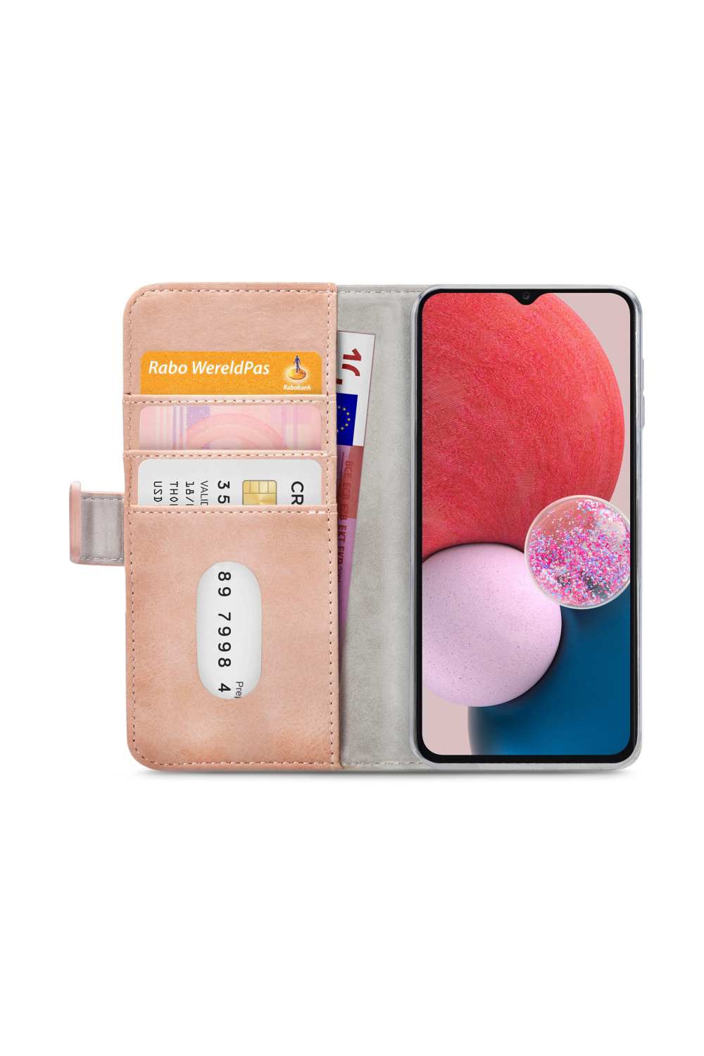 Mobilize Elite Gelly Wallet Book Case Samsung Galaxy A13 4G Soft Pink - Afbeelding 4