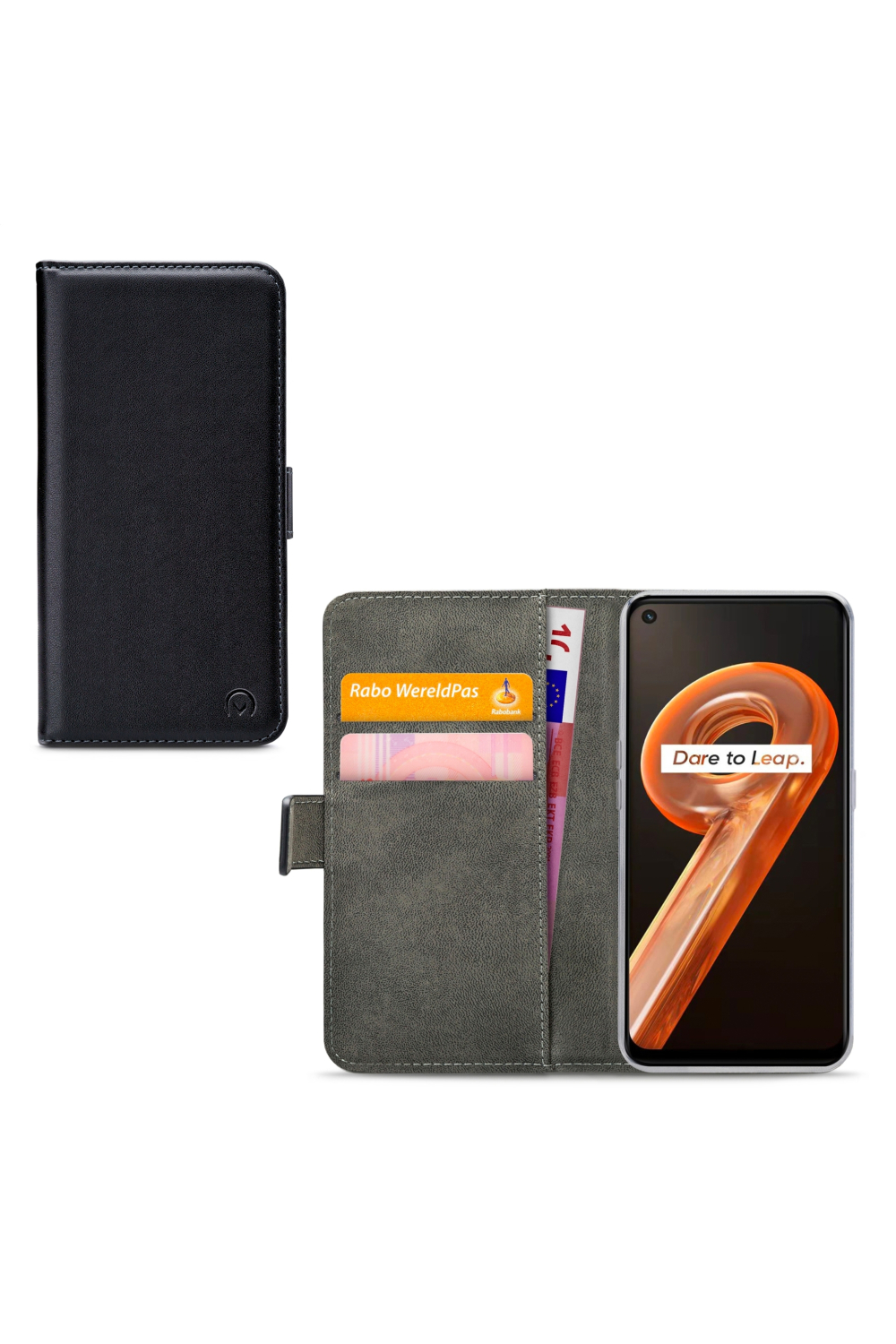 Mobilize Classic Gelly Wallet Book Case Realme 9I Black