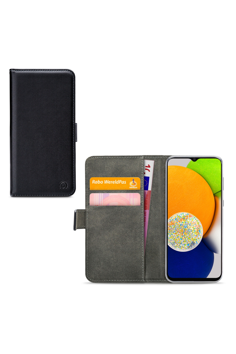 Mobilize Classic Gelly Wallet Book Case Samsung Galaxy A03 Black