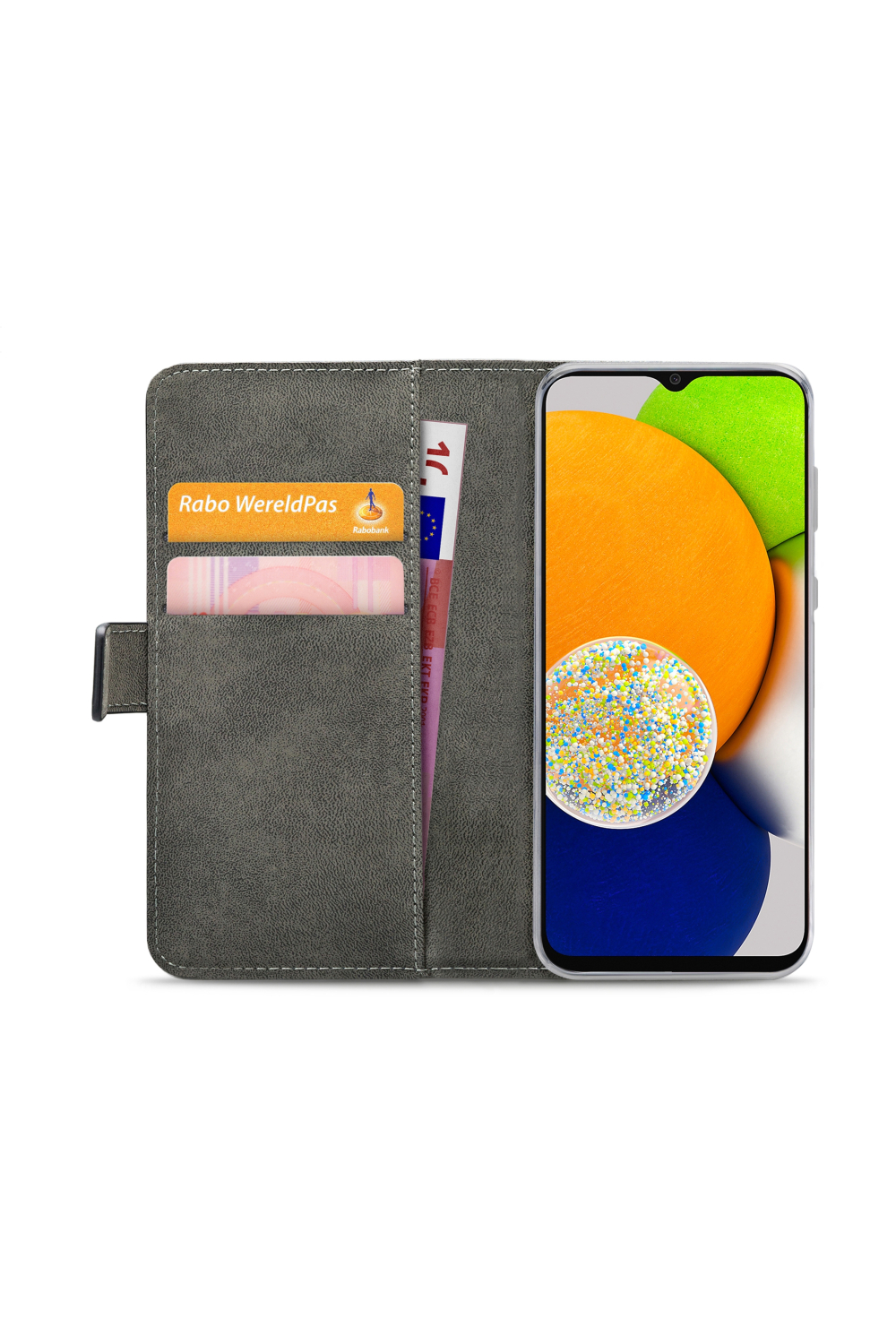 Mobilize Classic Gelly Wallet Book Case Samsung Galaxy A03 Black - Afbeelding 4