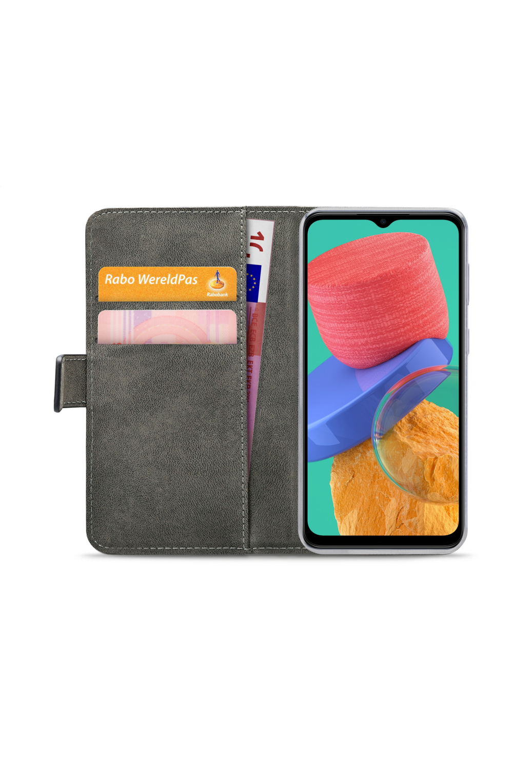 Mobilize Classic Gelly Wallet Book Case Samsung Galaxy M33 5G Black - Afbeelding 4