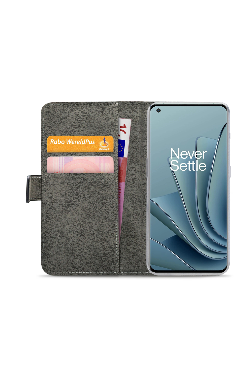Mobilize Classic Gelly Wallet Book Case Oneplus 10 Pro Black - Afbeelding 4