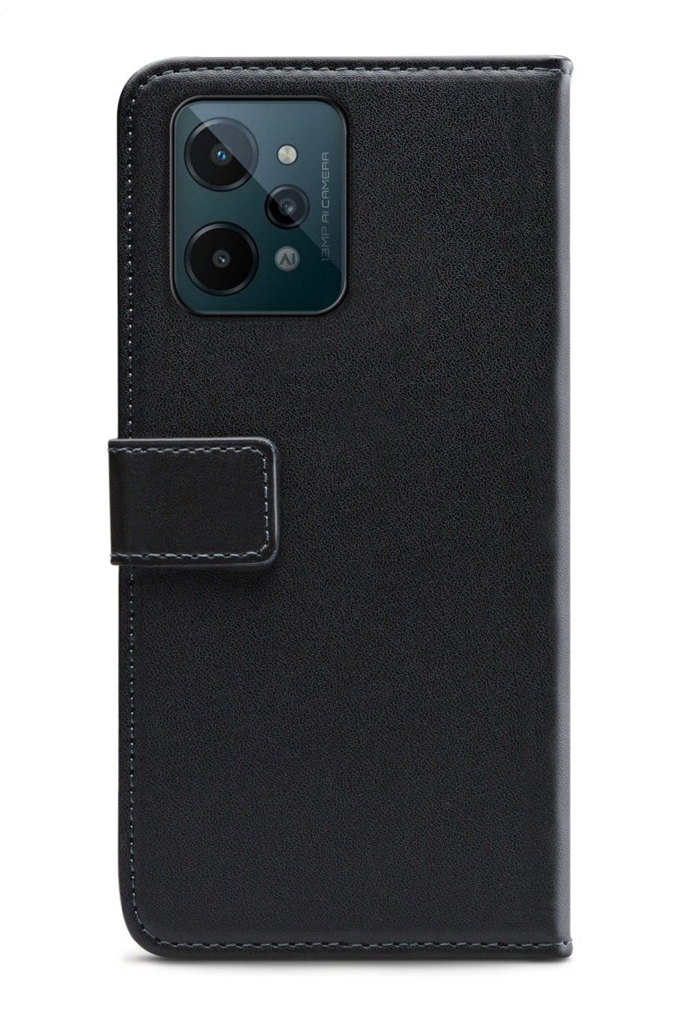 Mobilize Classic Gelly Wallet Book Case Realme C31 Black - Afbeelding 3