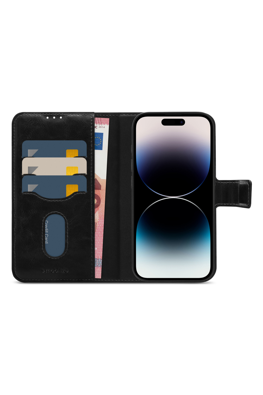 Mobilize 2In1 Magsafe Compatible Gelly Wallet Case Apple Iphone 14 Pro Black - Afbeelding 3