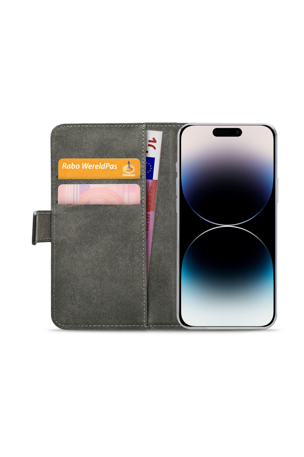 Mobilize Classic Gelly Wallet Book Case Apple Iphone 14 Pro Black - Afbeelding 4