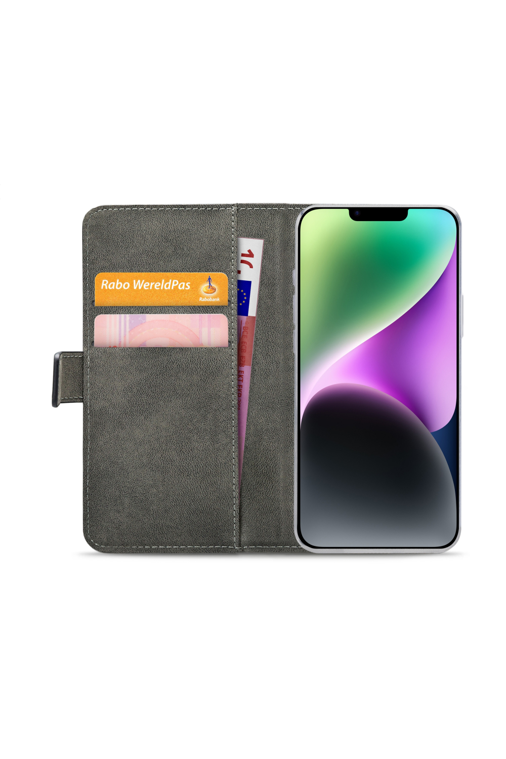 Mobilize Classic Gelly Wallet Book Case Apple Iphone 14 Plus Black - Afbeelding 4