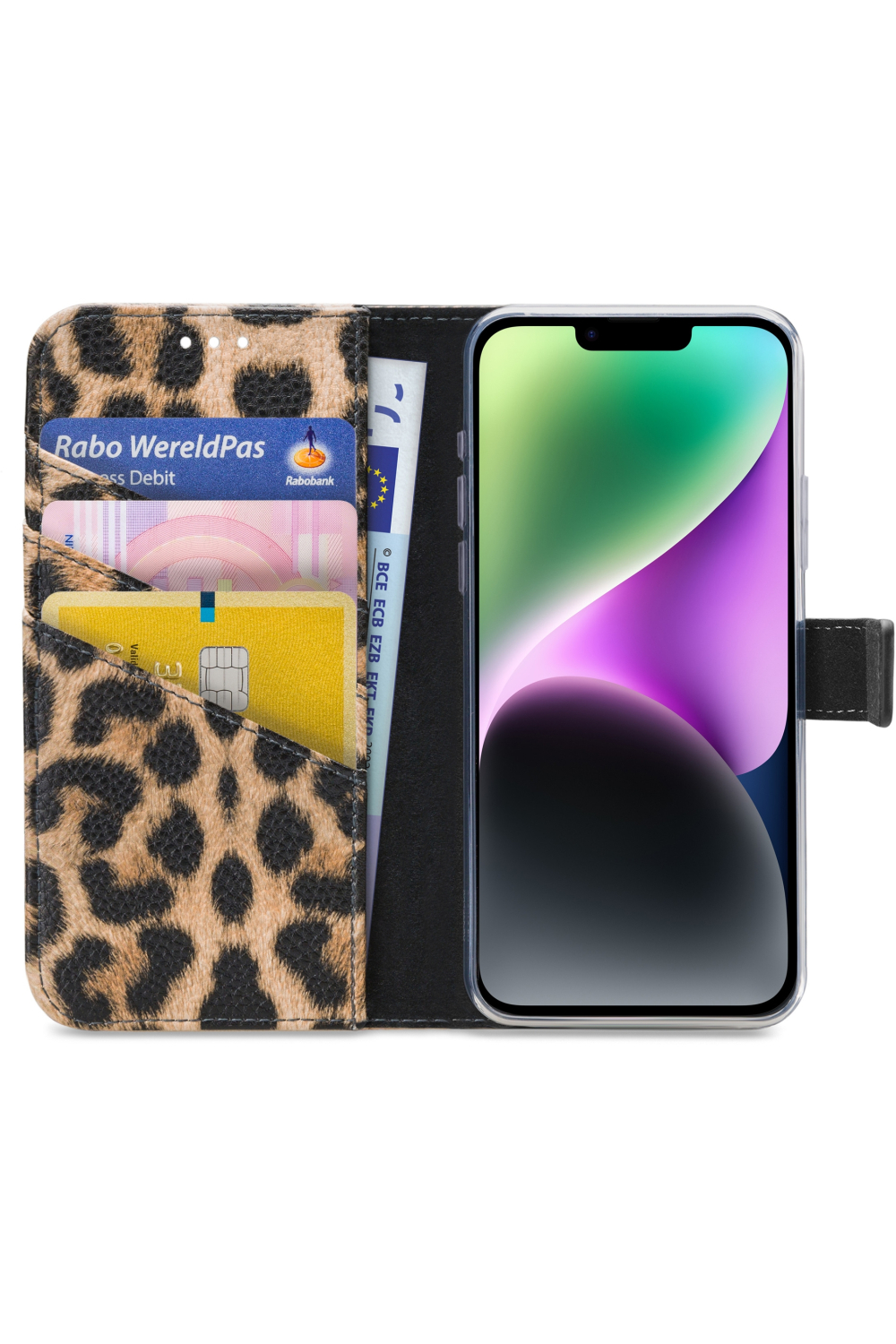 My Style Flex Wallet For Apple Iphone 14 Plus Leopard - Afbeelding 3