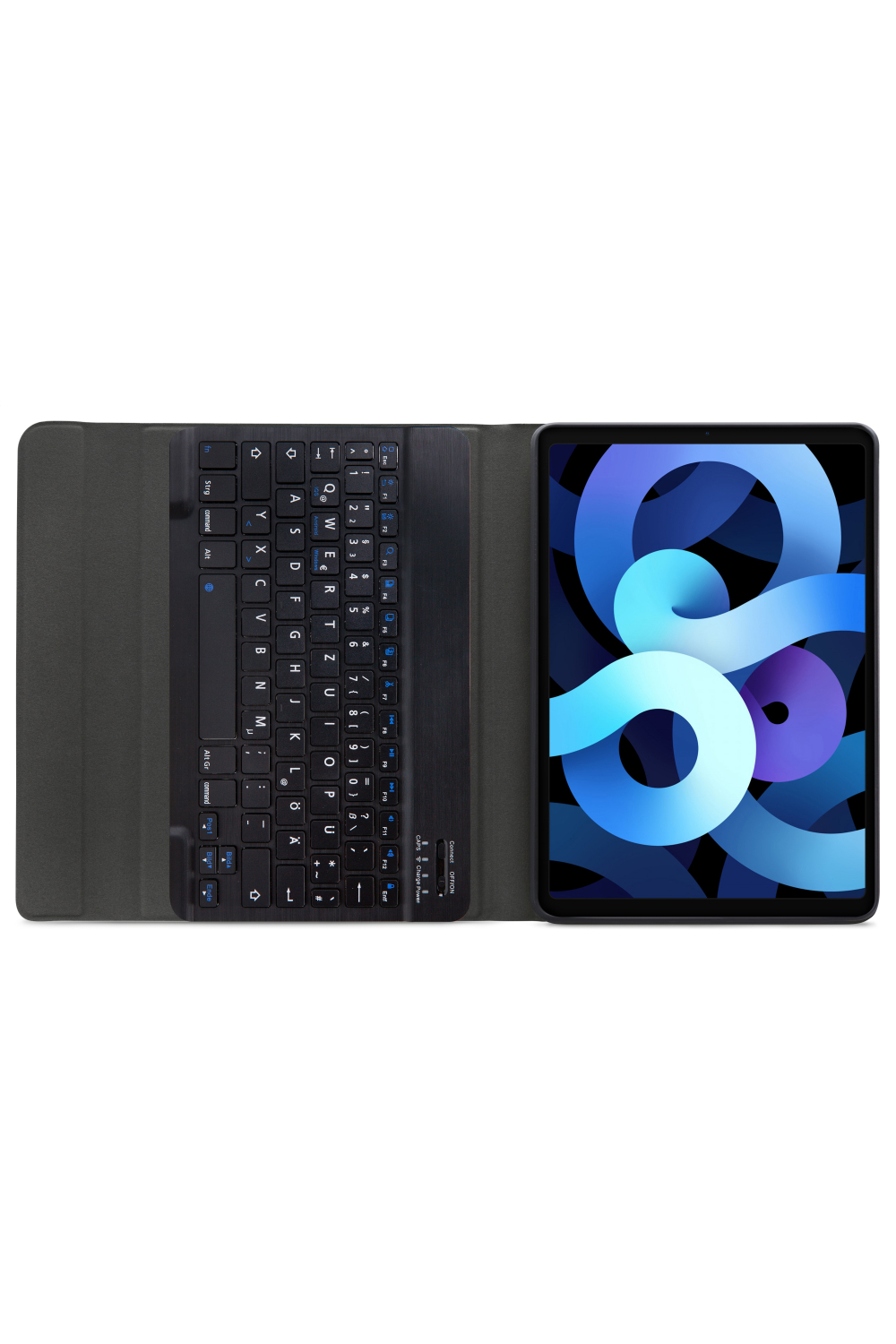 Mobilize Detachable Bluetooth Keyboard Case Apple Ipad Pro 11 (2020/2021/2022)/Air 10.9 (2022)/Air 11 (2024/2025/2026) Black Qwertz - Afbeelding 4