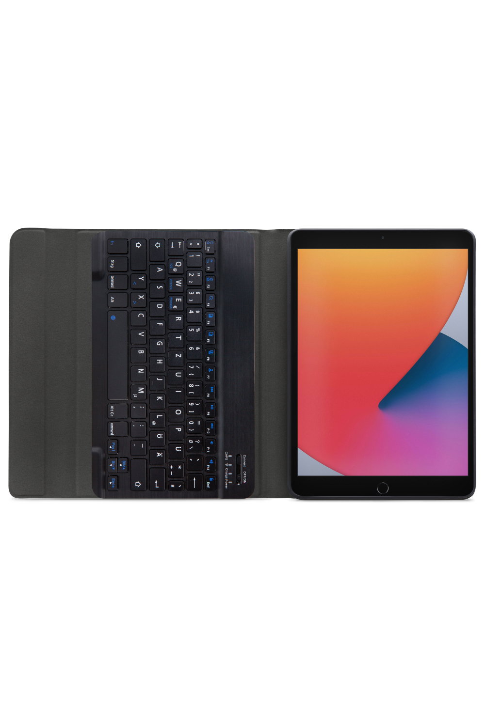 Mobilize Detachable Bluetooth Keyboard Case Apple Ipad 10.2 (2021)/Air 10.5/Pro 10.5 Black Qwertz - Afbeelding 4