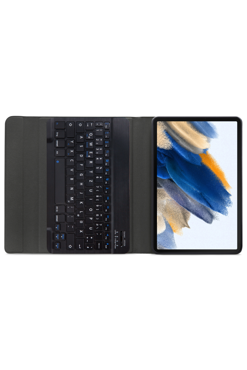 Mobilize Detachable Bluetooth Keyboard Case Samsung Galaxy Tab A8 10.5 2021 Black Qwertz - Afbeelding 4